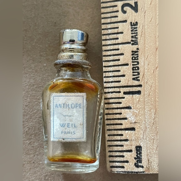 Vintage Empty Antilope Weil Paris Perfume Sample Bottle - Picture 8 of 8
